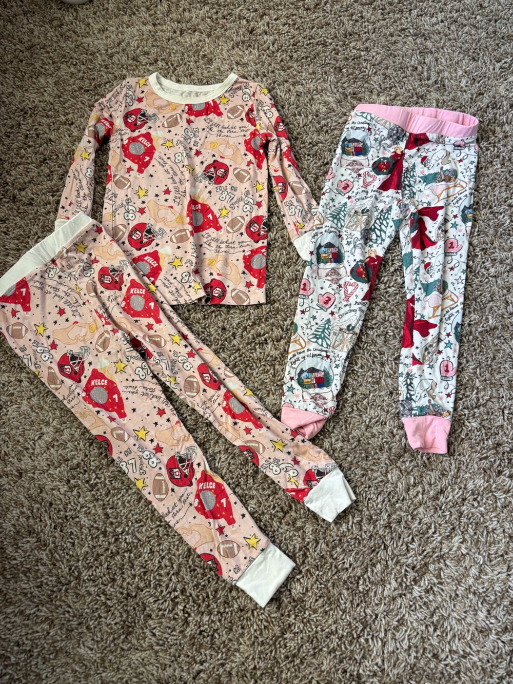 Elizabeth and Faith toddler bamboo Taylor Swift pajamas